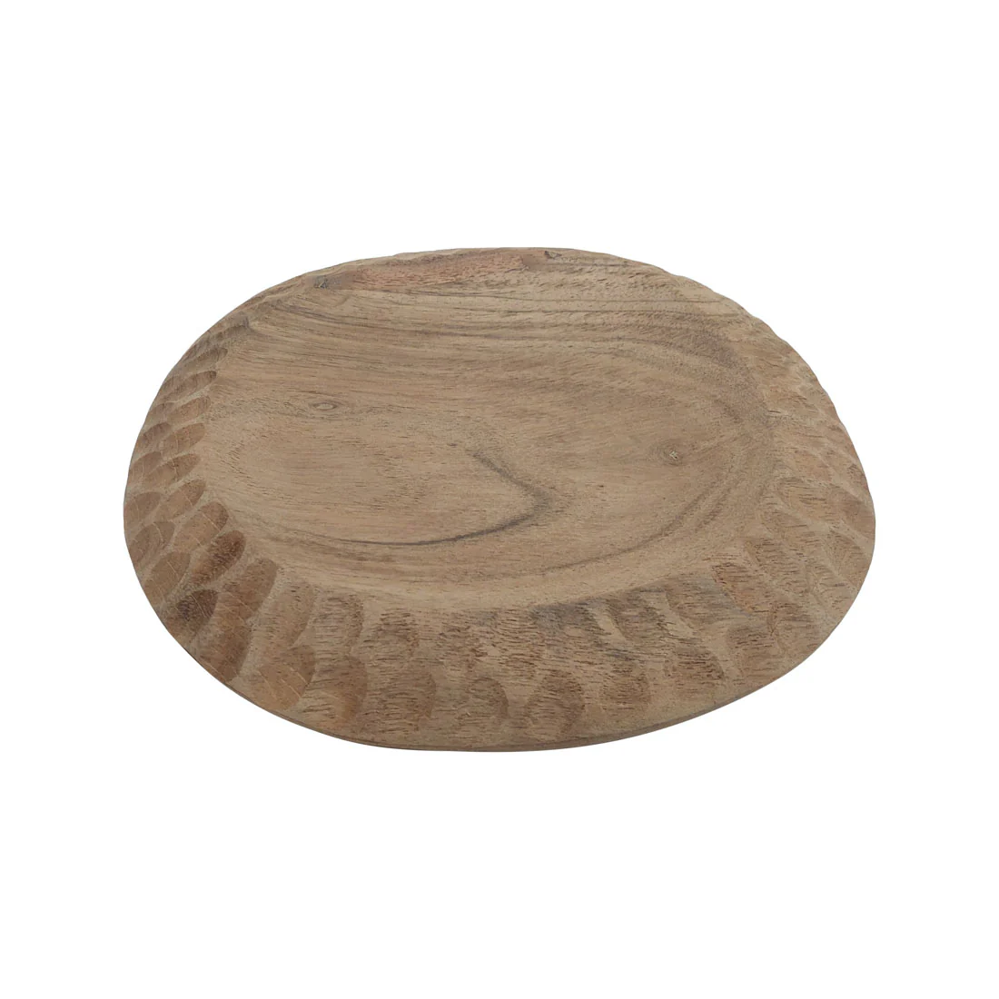 Madera Carved Round Tray - Image 4