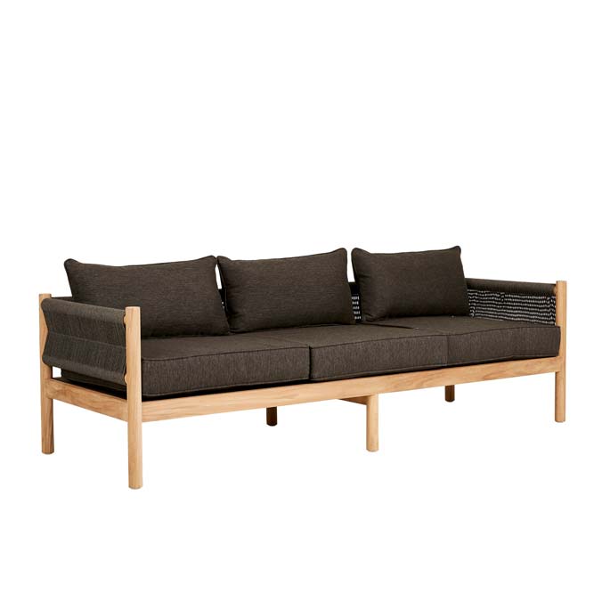 Cannes Rope 3 Seater Sofa - Image 13