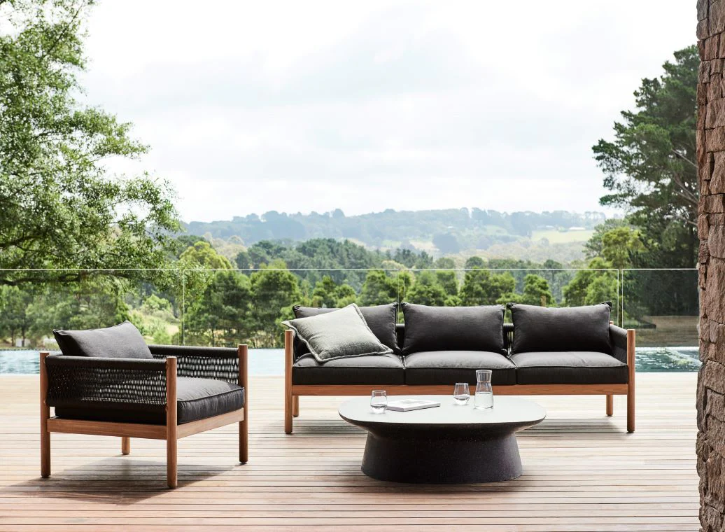 Cannes Rope 3 Seater Sofa - Image 3